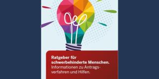 Es ist das Titelbild des Ratgebers abgebildet: Eine bunte Glühbirne befindet sich über den mit einem roten Feld abgesetzen Titel.